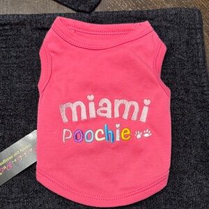 Parisian Works Vibrant Pink Dog Shirt